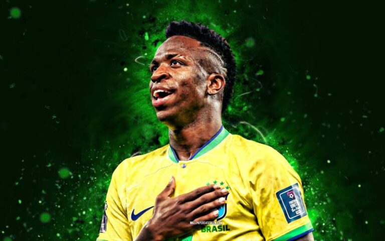 Cau thu Vinicius Junior Tiem Nang Vang Cua Bong Da Brazil
