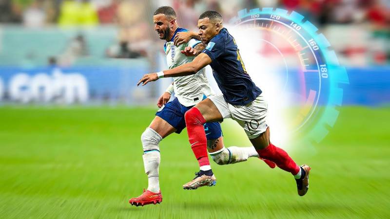 Kylian Mbappé speed