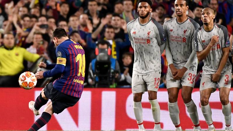 Những cú sút đáng nhớ của Messi trên sân bóng